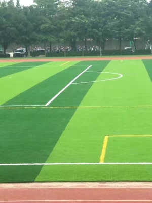 S Shape 8800D Football Artificial Grass For Soccer Playground