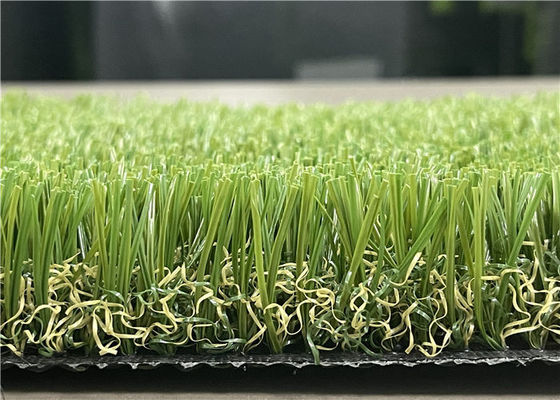 30MM Pile Faux Turf Grass Outdoor For Balcony 4 Colors Spring Look With 6 Straight 8 Curly 12000d