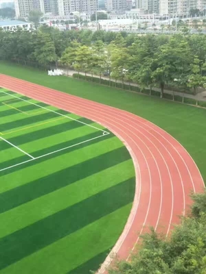 S Shape 8800D Football Artificial Grass For Soccer Playground